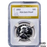 1953 Franklin Half Dollar PGA  Gem Proof