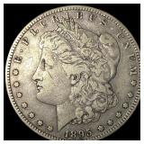 1895-S Silver Morgan Dollar LIGHTLY CIRCULATED