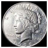 1924 Silver Peace Dollar UNCIRCULATED