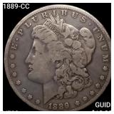 1889-CC Morgan Silver Dollar LIGHTLY CIRCULATED