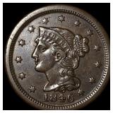 1846 Braided Hair Large Cent UNCIRCULATED