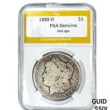 1888-O Morgan Silver Dollar PGA G Hot LIps