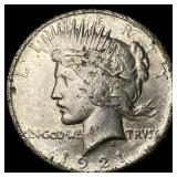 1921 Silver Peace Dollar CLOSELY UNCIRCULATED