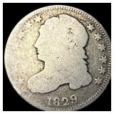 1829 Silver Capped Bust Dime NICELY  CIRCULATED