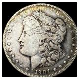 1901 Morgan Silver Dollar LIGHTLY CIRCULATED