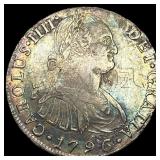 1796LIMAE IJ Peru Silver 8 Reales NEARLY  UNCIRCU