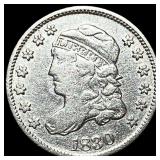 1830 Capped Bust Half Dime NEARLY  UNCIRCULATED