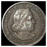 1893 Silver Columbian Half Dollar NEARLY UNCIRCULA