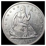 1876-S Silver Half Dollar CHOICE AU