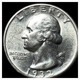 1932-S Silver Washington Quarter UNCIRCULATED