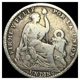 1910FG Peru Silver Dinero