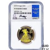 2019-W Gold $25 American Eagle 1/2oz NGC PF70 Ultr