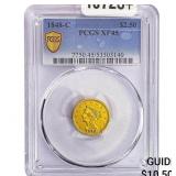 1848-C $2.50 Gold Quarter Eagle PCGS XF45