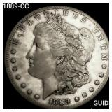 1889-CC Morgan Silver Dollar NEARLY UNCIRCULATED