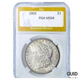1903 Morgan Silver Dollar PGA MS64