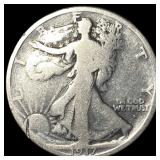1917 Walking Liberty Half Dollar NICELY CIRCULATED