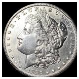 1887-S Silver Morgan Dollar ABOUT UNCIRCULATED