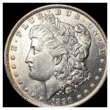 1890-O Silver Morgan Dollar GEM BU