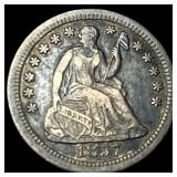 1857-O Silver Seated Liberty Half Dime NEARLY  UN