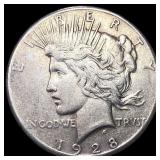 1928 Silver Peace Dollar LIGHTLY CIRCULATED