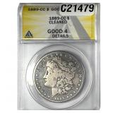 1889-CC Morgan Silver Dollar ANACS GOOD4