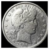 1906-D Silver Barber Half Dollar LIGHTLY CIRCULATE