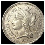 1873 Nickel Three-Cent Piece UNCIRCULATED