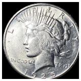 1925-S Silver Peace Dollar CLOSELY  UNCIRCULATED