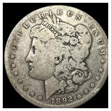 1892-S Morgan Silver Dollar NICELY CIRCULATED