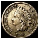 1860 Indian Head Cent NEARLY UNCIRCULATED