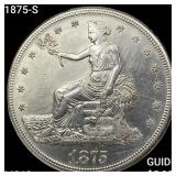 1875-S Silver Trade Dollar UNCIRCULATED