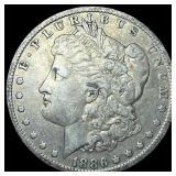 1886-O Silver Morgan Dollar NEARLY  UNCIRCULATED