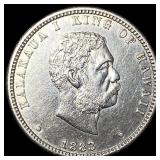 1883 Hawaii Silver 1/4 Dollar UNCIRCULATED