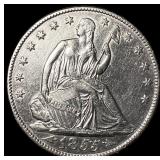 1855-O Silver Half Dollar CLOSELY UNCIRCULATED