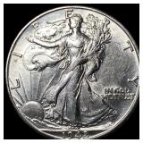 1942-D Silver Half Dollar UNCIRCULATED