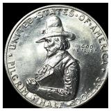 1920 Silver Pilgrim Half Dollar CHOICE AU
