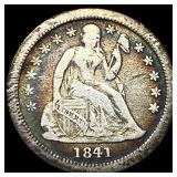 1841-O Silver Seated Liberty Dime LIGHTLY CIRCULAT