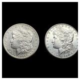 [2 Coins] 1897-1904 Morgan Silver Dollar