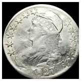 1827 Capped Bust Half Dollar LIGHTLY CIRCULATED