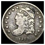 1836 Capped Bust Half Dime NEARLY UNCIRCULATED