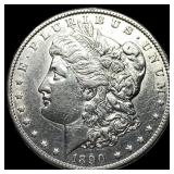 1890-CC Silver Morgan Dollar CLOSELY UNCIRCULATED