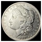 1886-O Silver Morgan Dollar ABOUT  UNCIRCULATED