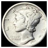 1921-D Silver Mercury Dime NEARLY  UNCIRCULATED