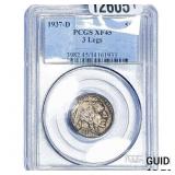 1937-D Buffalo Nickel PCGS XF45 3 Legs