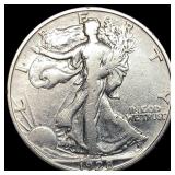 1928-S Silver Walking Liberty Half Dollar  LIGHTL
