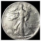 1923-S Silver Walking Liberty Half Dollar CLOSELY