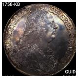 1758-KB Hungary Thaler GEM BU