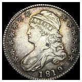1819 Capped Bust Half Dollar CLOSELY UNCIRCULATED