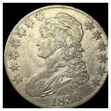 1830 Capped Bust Half Dollar NEARLY UNCIRCULATED