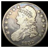 1832 Capped Bust Half Dollar LIGHTLY CIRCULATED